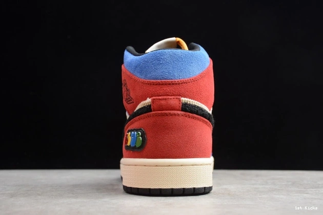 Jordan CU2805- Trendy Air Mid 1 SE Blue 889 Fearless the Great 0101